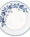 Plate Fleur blue