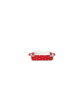 Oven dish red dot (2 pz.)
