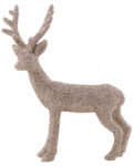 Reindeer resin champagne standing small