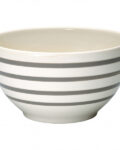 Serving bowl Stripe warm grey D: 24 cm