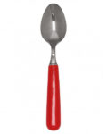 Teaspoon w/porcelain handle red