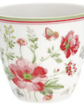 Latte cup Meadow white