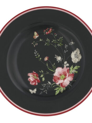 Small plate Meadow black