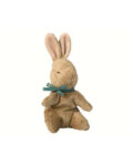 Baby Bunny brown blue ribbon