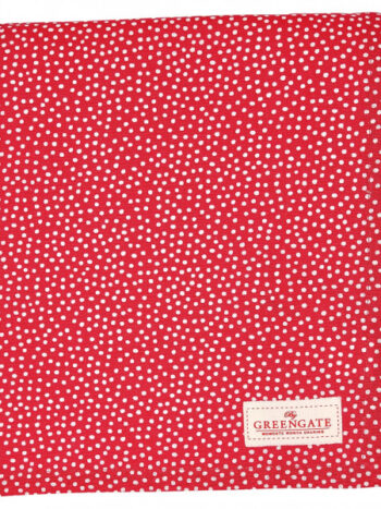 Tablecloth Dot red 145X250cm