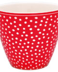 Latte Cup Dot red