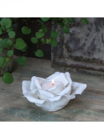 Porcelain Rose for Tealight
