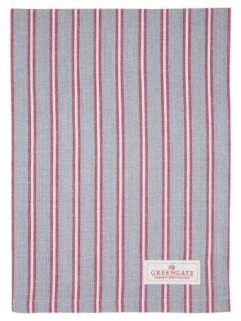Asciugamano - tea towel Riley pale grey
