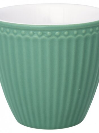 Tazza latte cup Alice dusty green