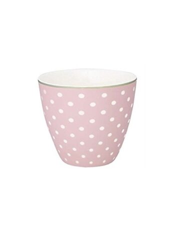 Tazza latte cup spot pale pink