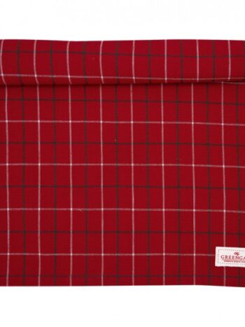 Table Runner Lyla Check Red