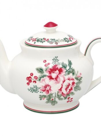 Teapot Round Charline White