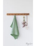 Linen tea towel (Matcha green)