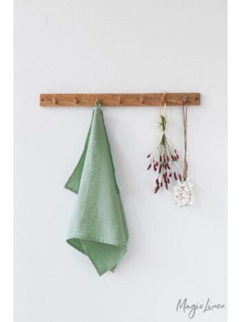 Linen tea towel (Matcha green)