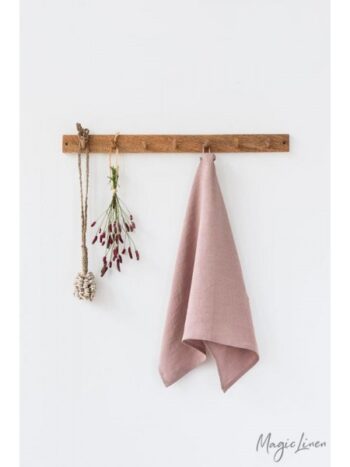 Linen tea towel (Woodrose)