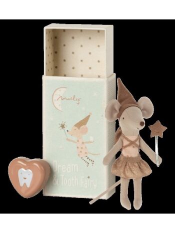 Maileg Tooth fairy mouse in box - Rose