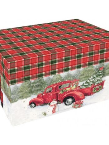 Scatola con scomparti "Santa's truck"